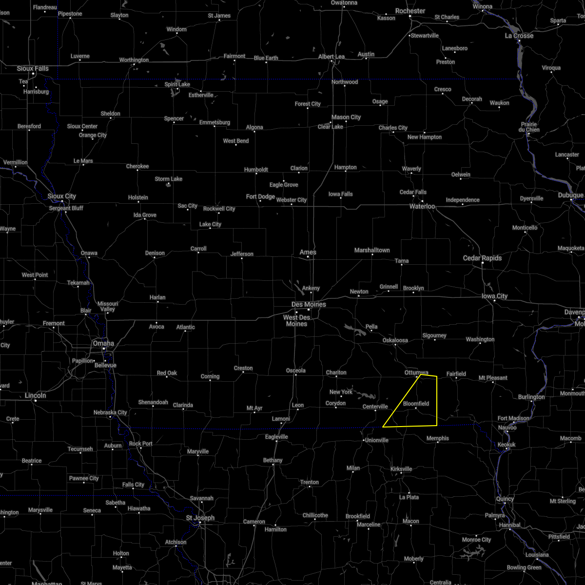 Interactive Hail Maps Hail Map for Moulton, IA