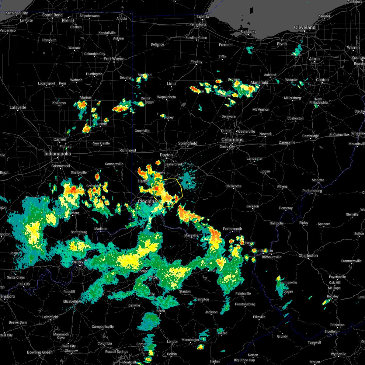 Interactive Hail Maps Hail Map for Olde West Chester, OH