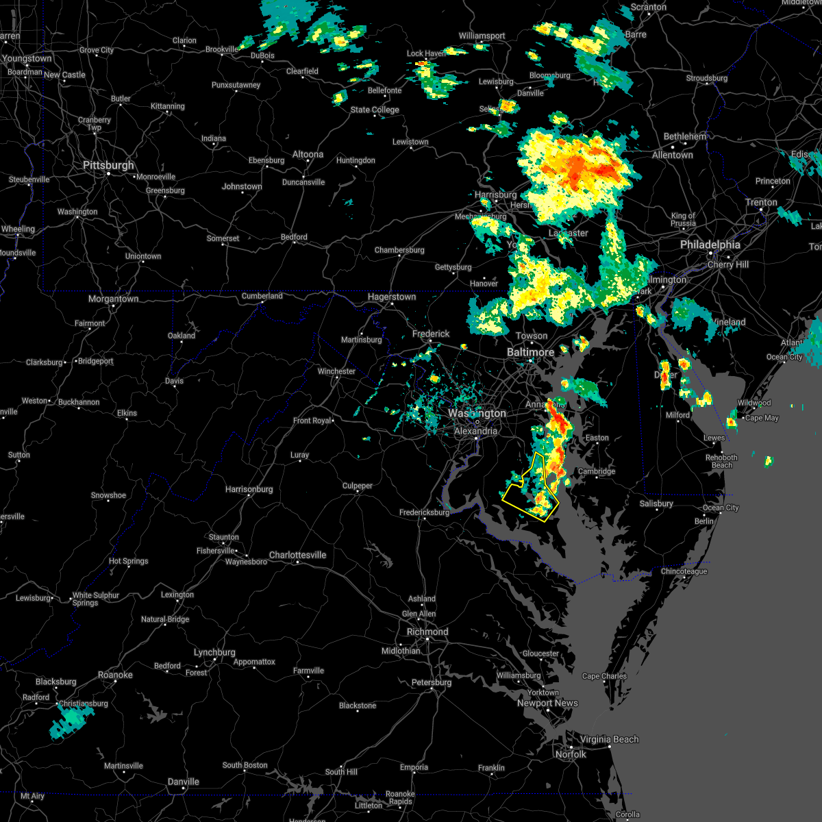 Interactive Hail Maps Hail Map for Solomons, MD