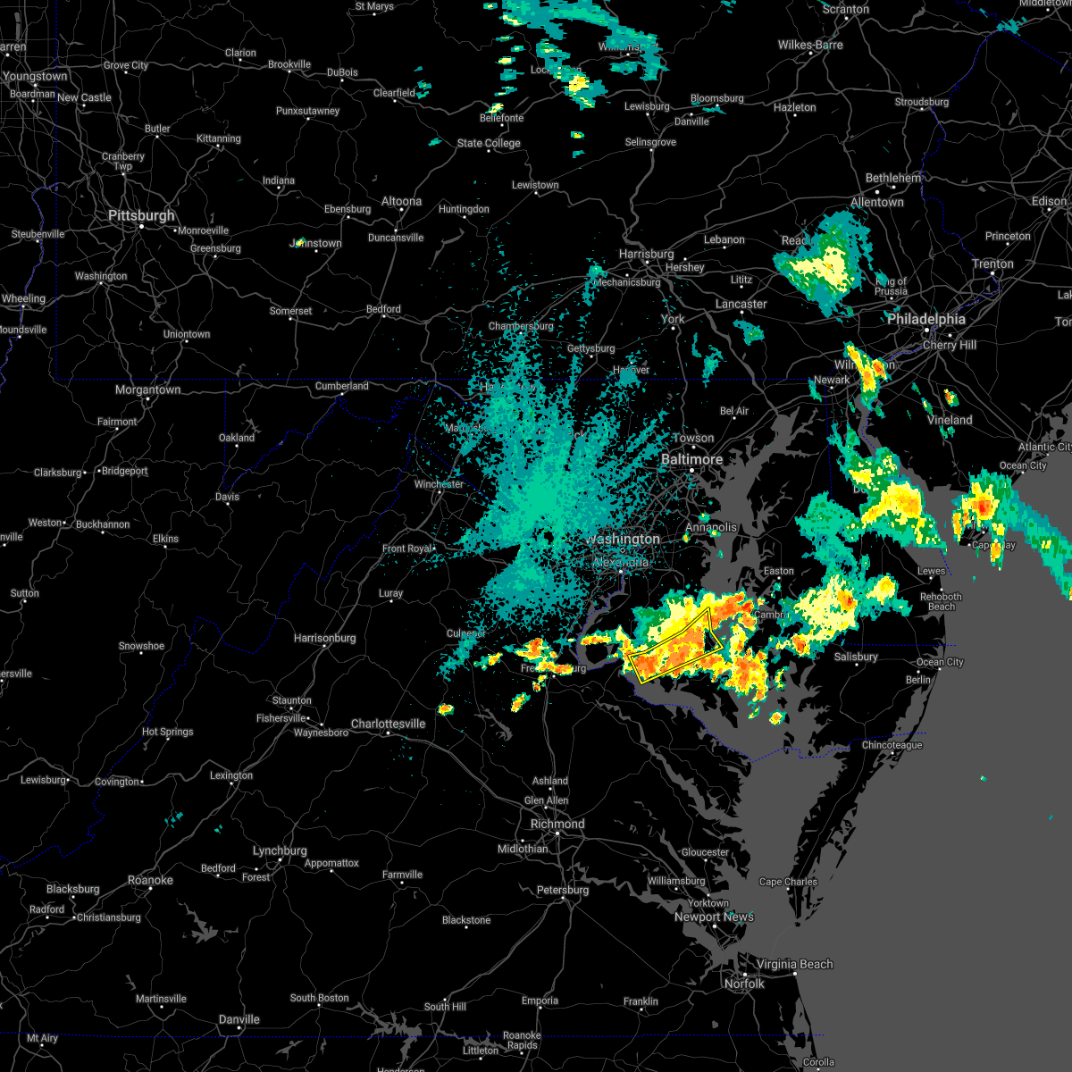 Interactive Hail Maps Hail Map for Broomes Island, MD