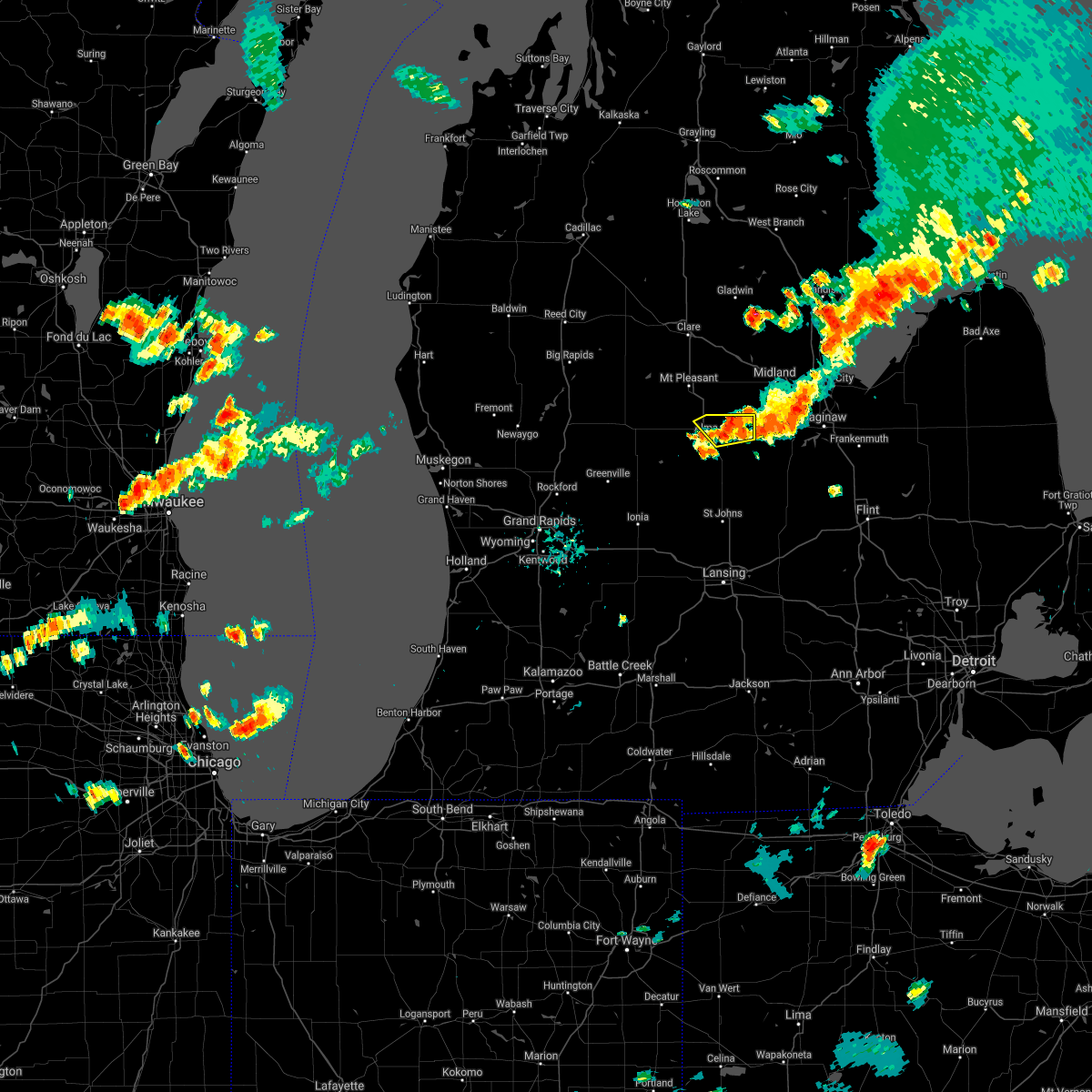 Interactive Hail Maps Hail Map for Alma, MI