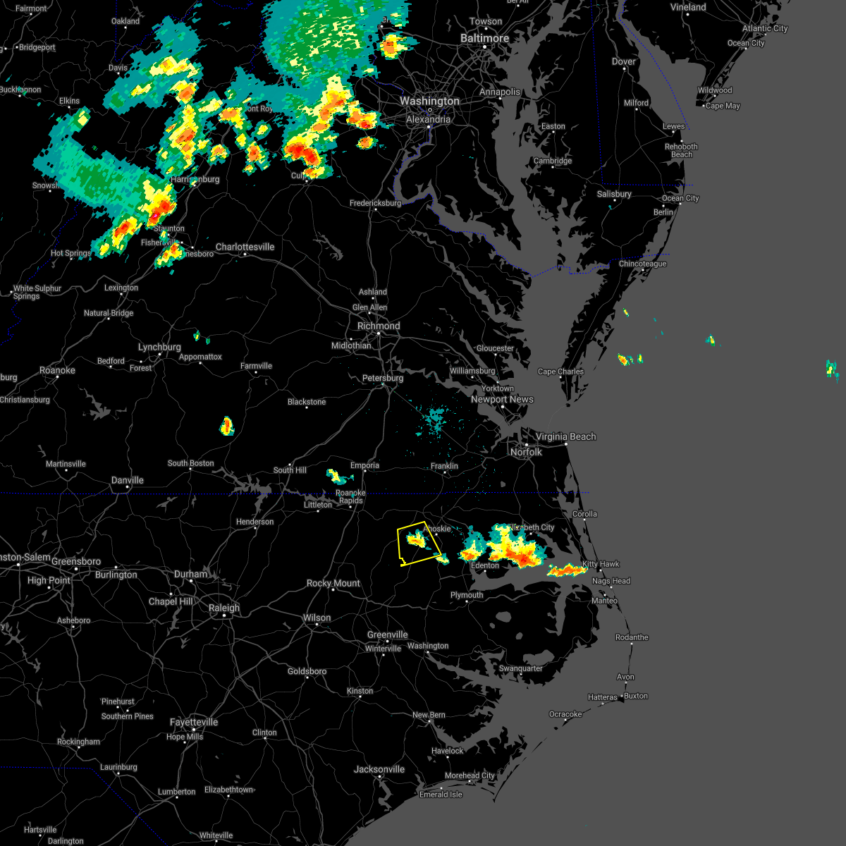 Hail Map for Aulander, NC Interactive Hail Maps