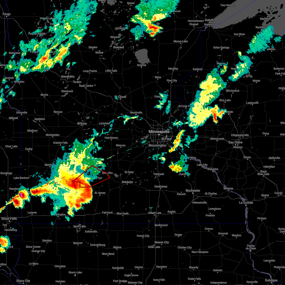 Interactive Hail Maps Hail Map for Sleepy Eye, MN