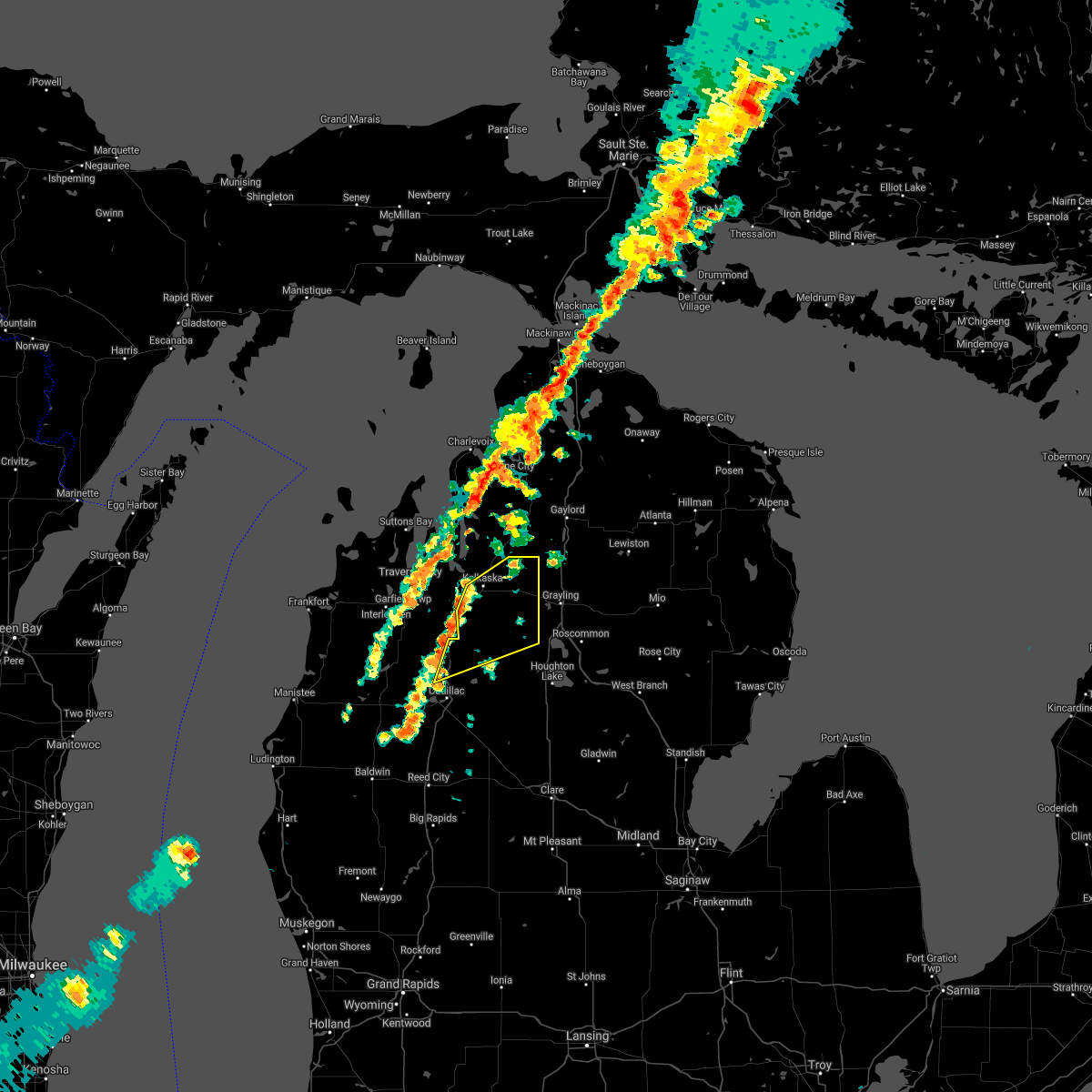 Interactive Hail Maps Hail Map for Manton, MI