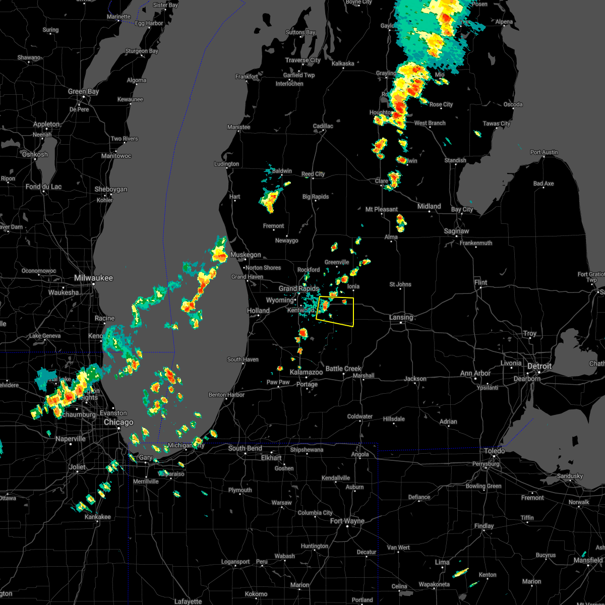 Interactive Hail Maps Hail Map for Lowell, MI