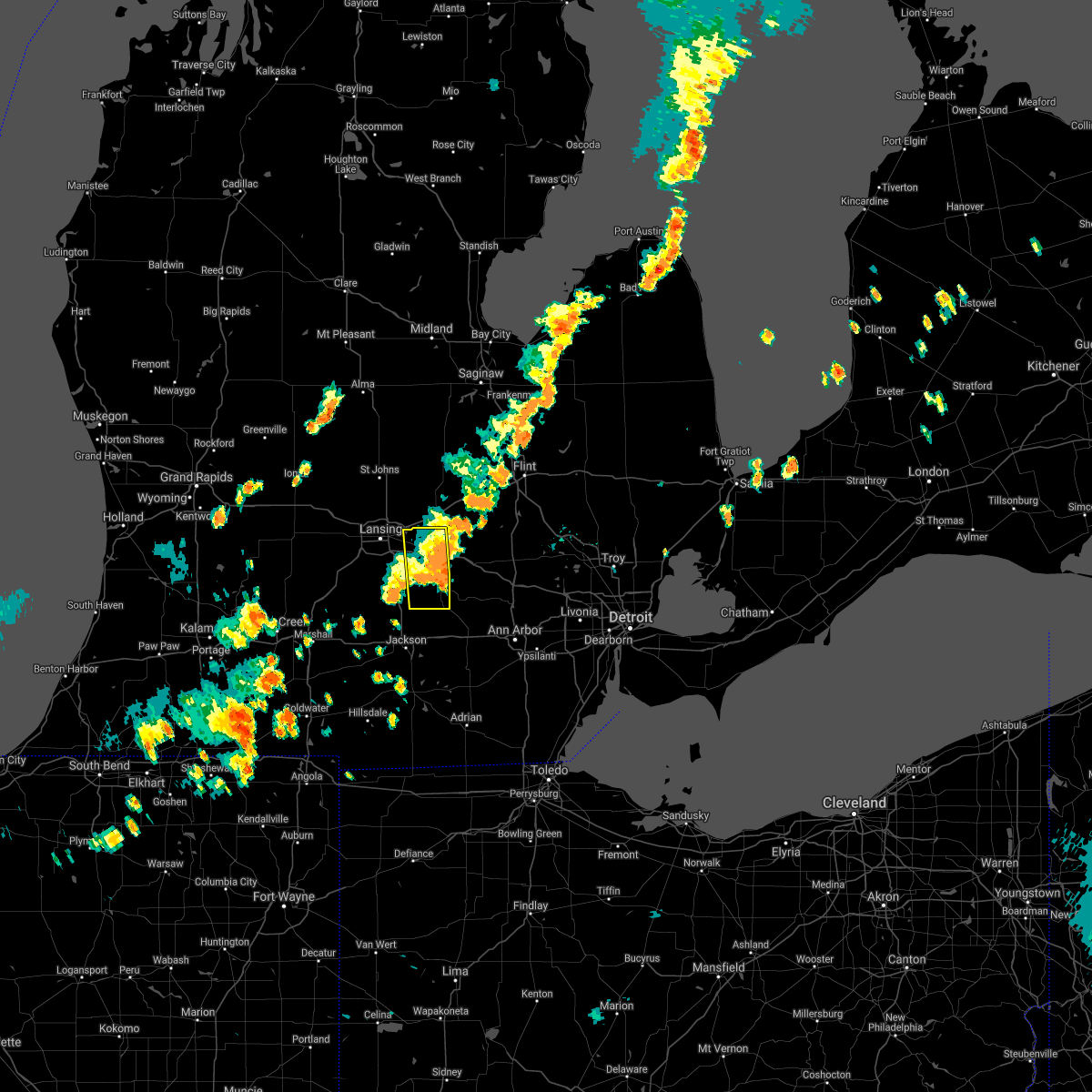 Interactive Hail Maps Hail Map for berville, MI