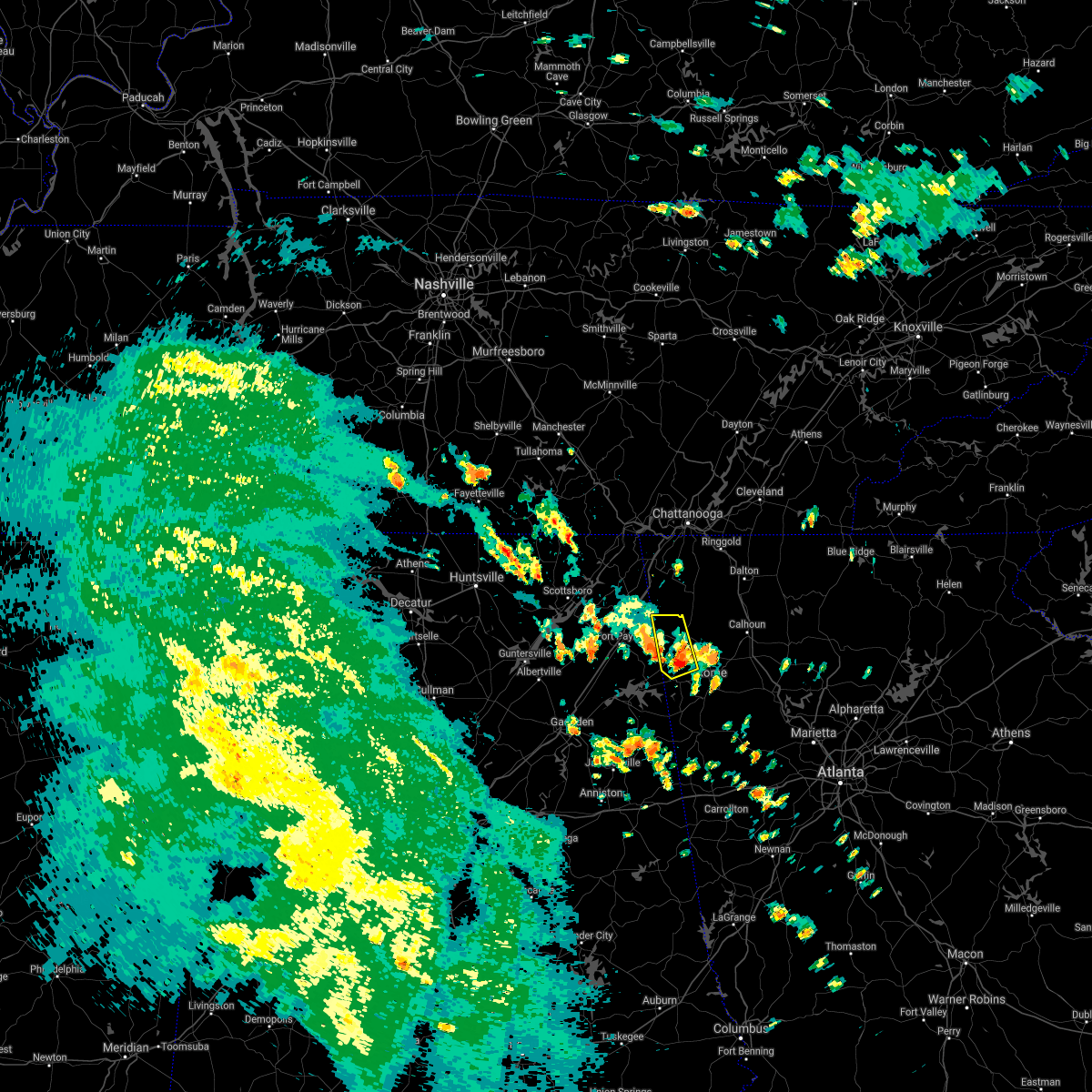 Interactive Hail Maps Hail Map for Trion, GA
