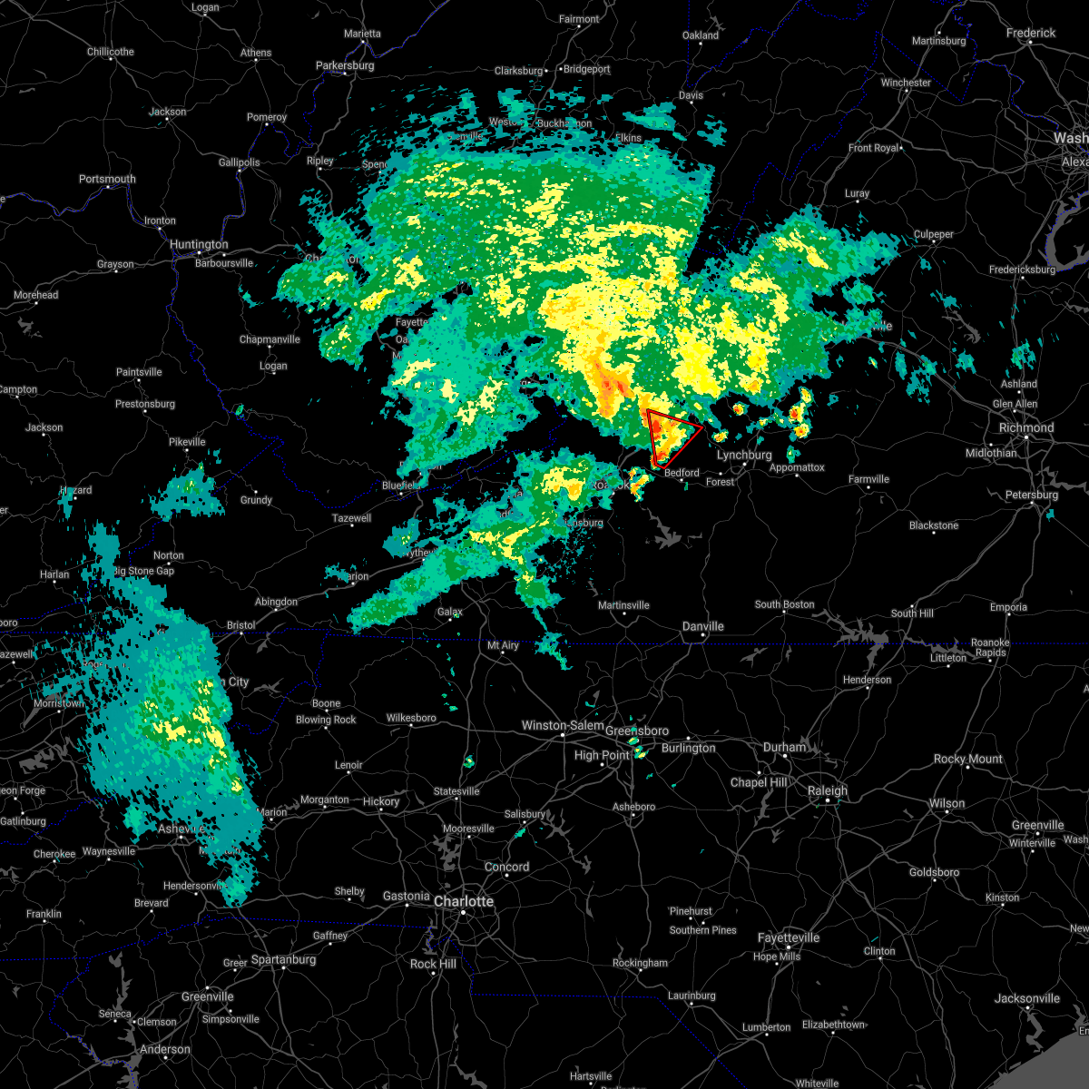 Interactive Hail Maps Hail Map for Buchanan, VA