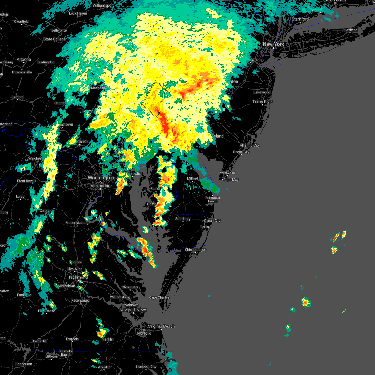Interactive Hail Maps Hail Map for Gordonville, PA