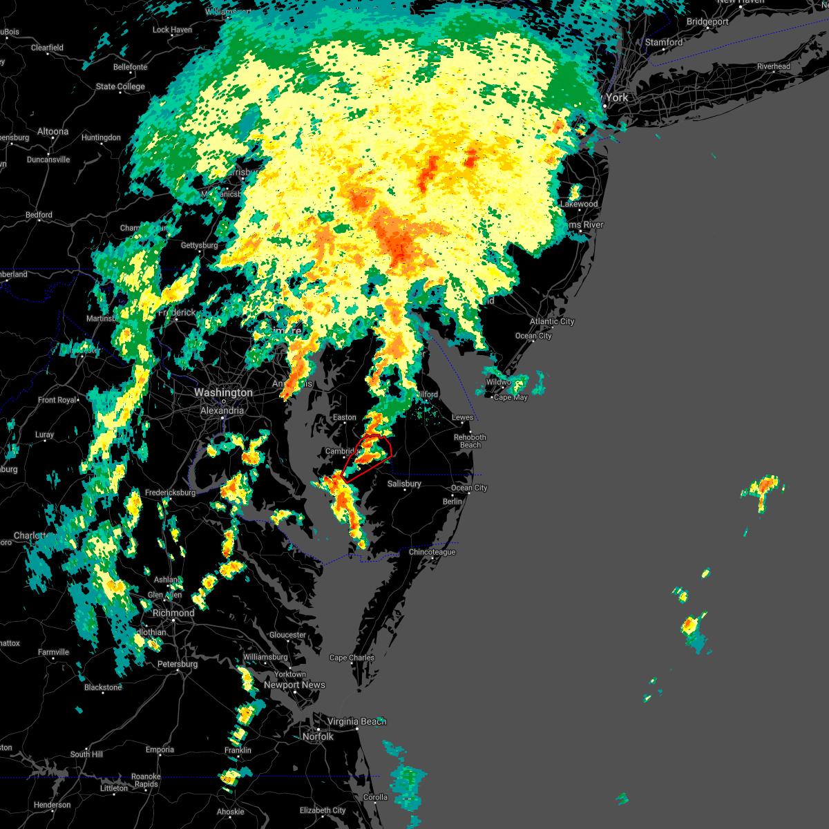 Interactive Hail Maps Hail Map for Hurlock, MD