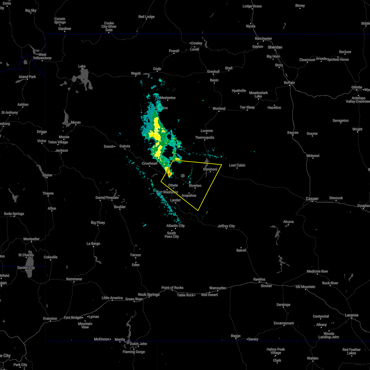Interactive Hail Maps Hail Map for Pavillion, WY