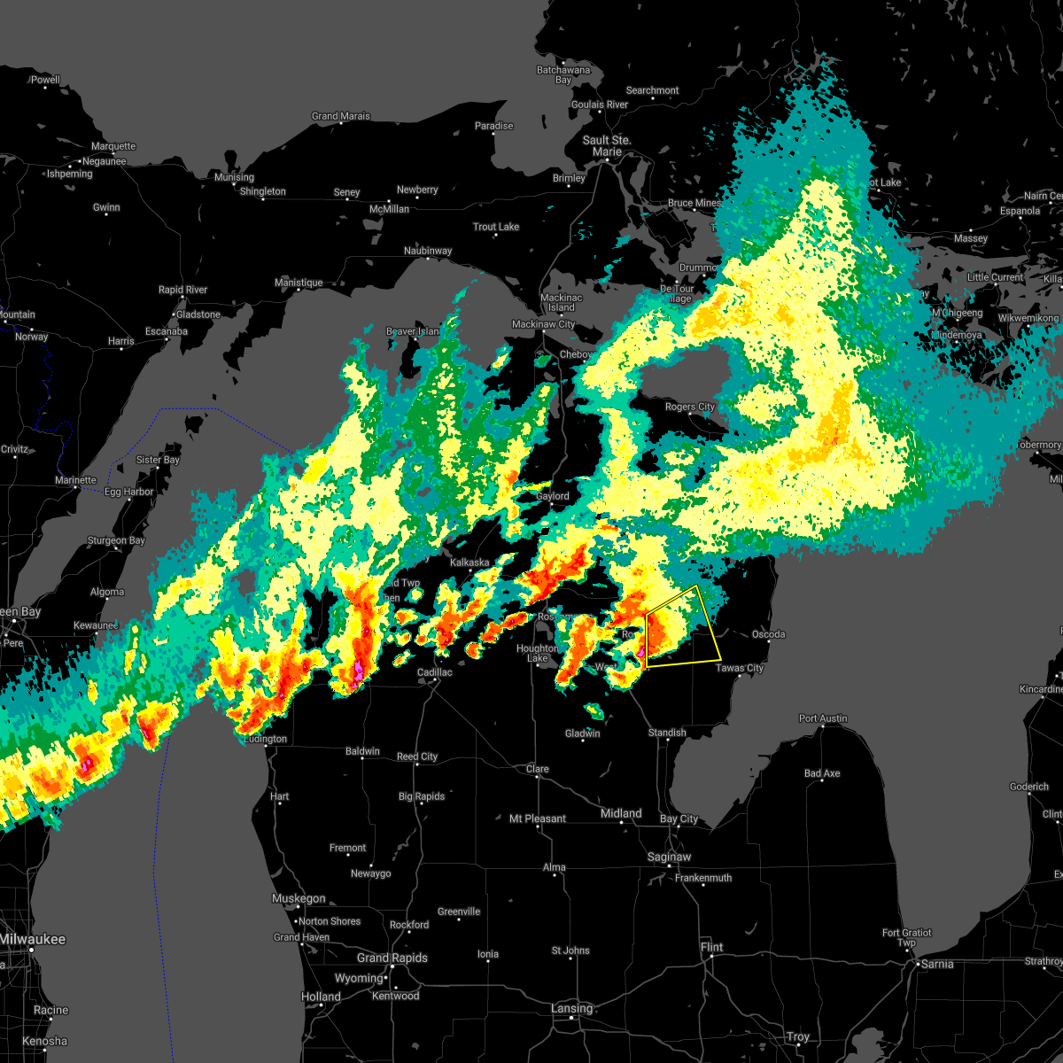 Interactive Hail Maps Hail Map for Lupton, MI