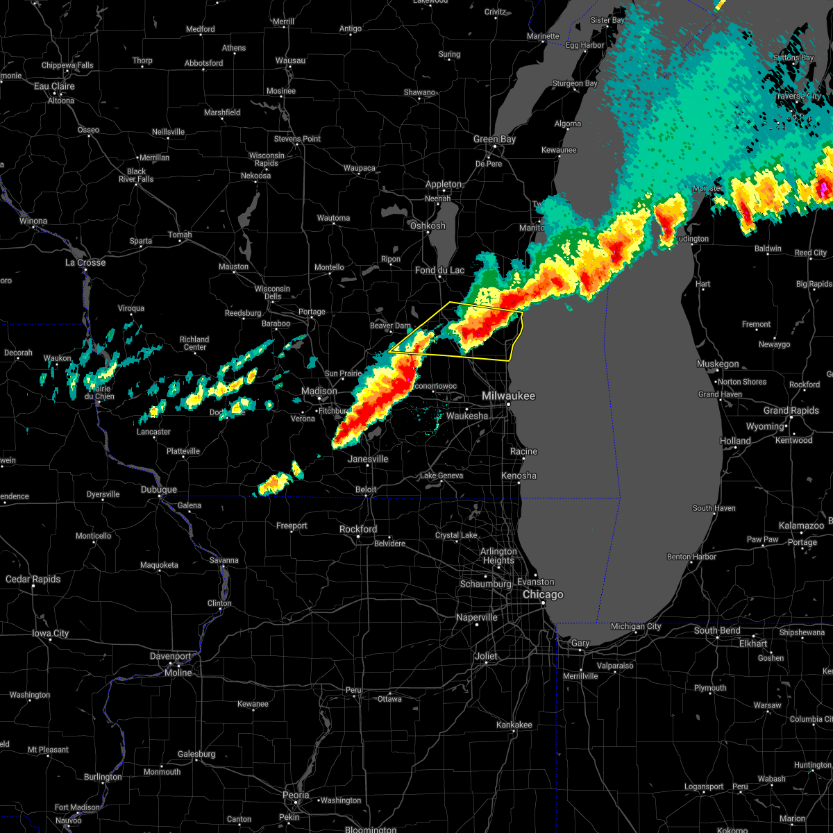 Interactive Hail Maps Hail Map for Jackson, WI