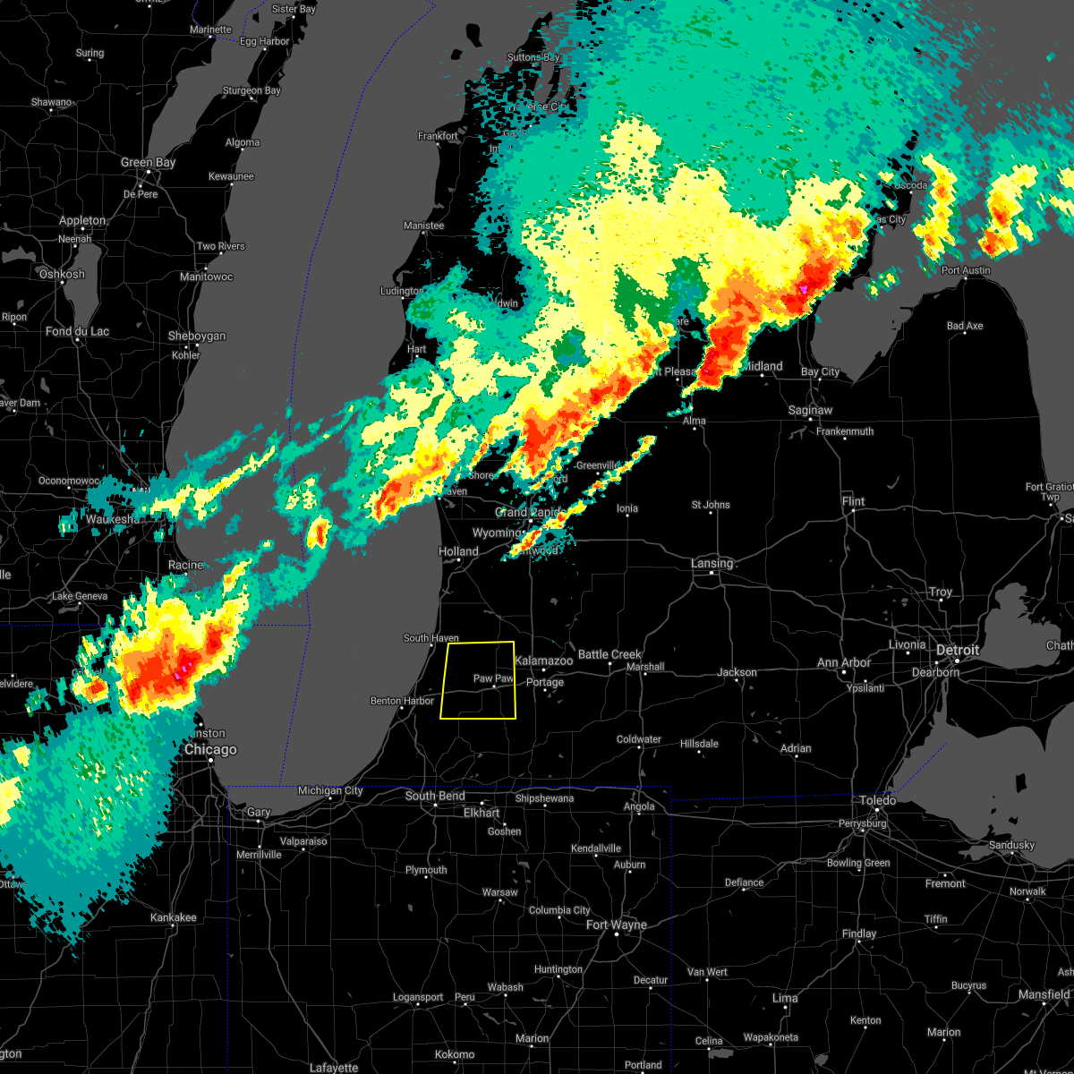 Interactive Hail Maps Hail Map for Lawton, MI