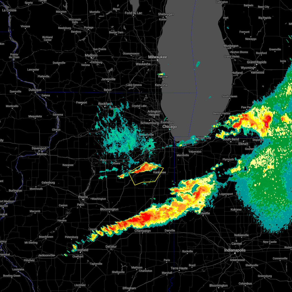 Interactive Hail Maps Hail Map for Bonfield, IL