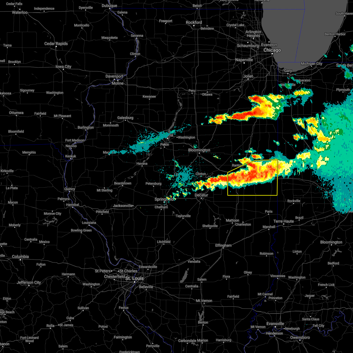Interactive Hail Maps Hail Map for Champaign, IL