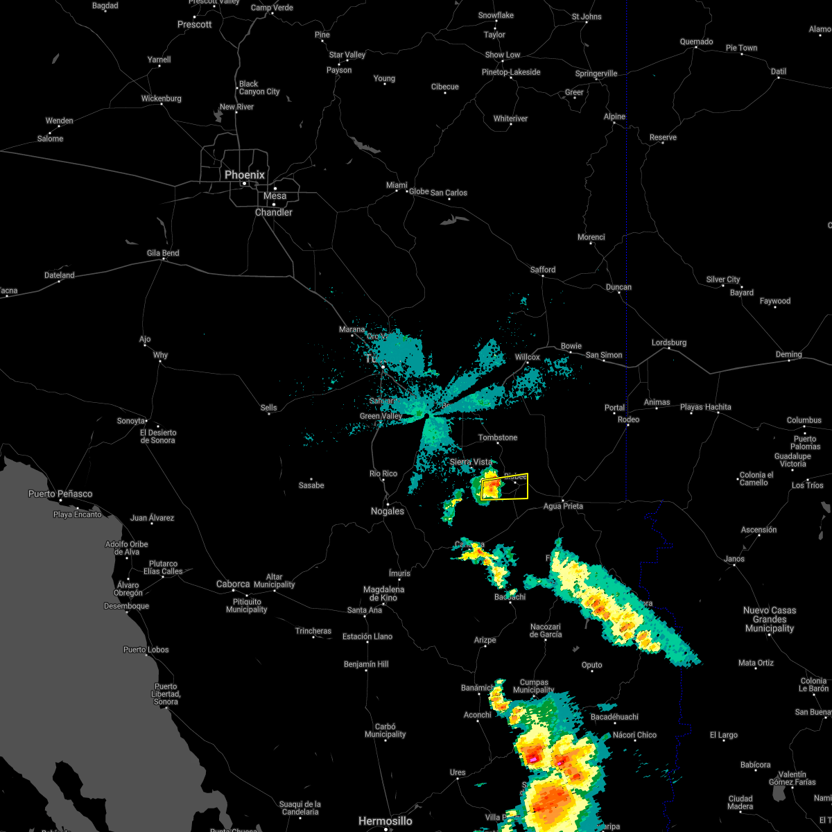 Interactive Hail Maps Hail Map for Naco, AZ