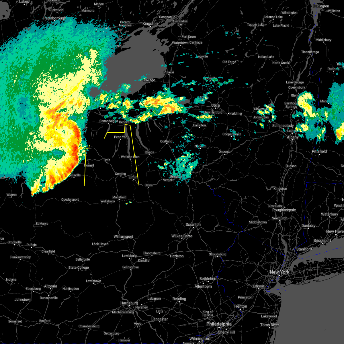 Interactive Hail Maps Hail Map for Hornell, NY