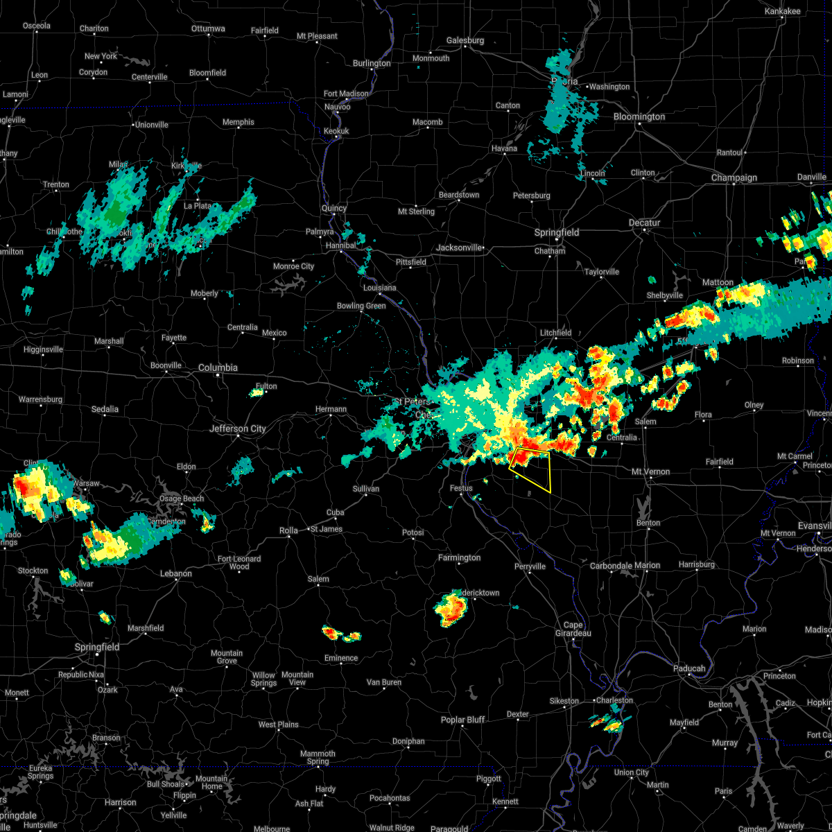 Hail Map for Belleville, IL Interactive Hail Maps