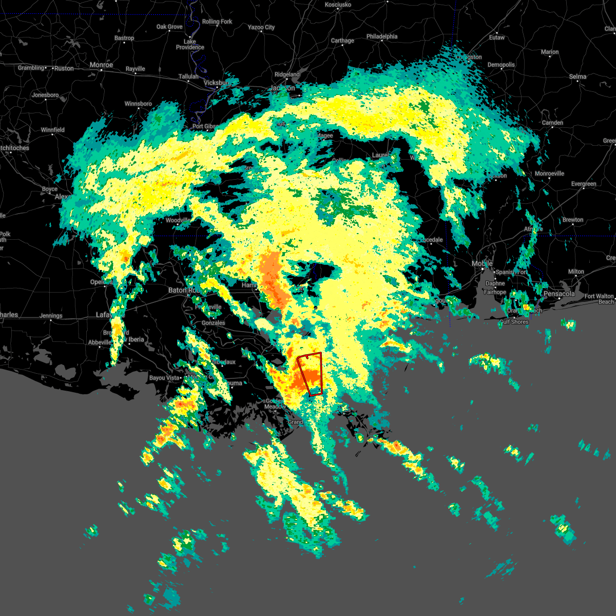 Interactive Hail Maps Hail Map for Pointe a la Hache, LA