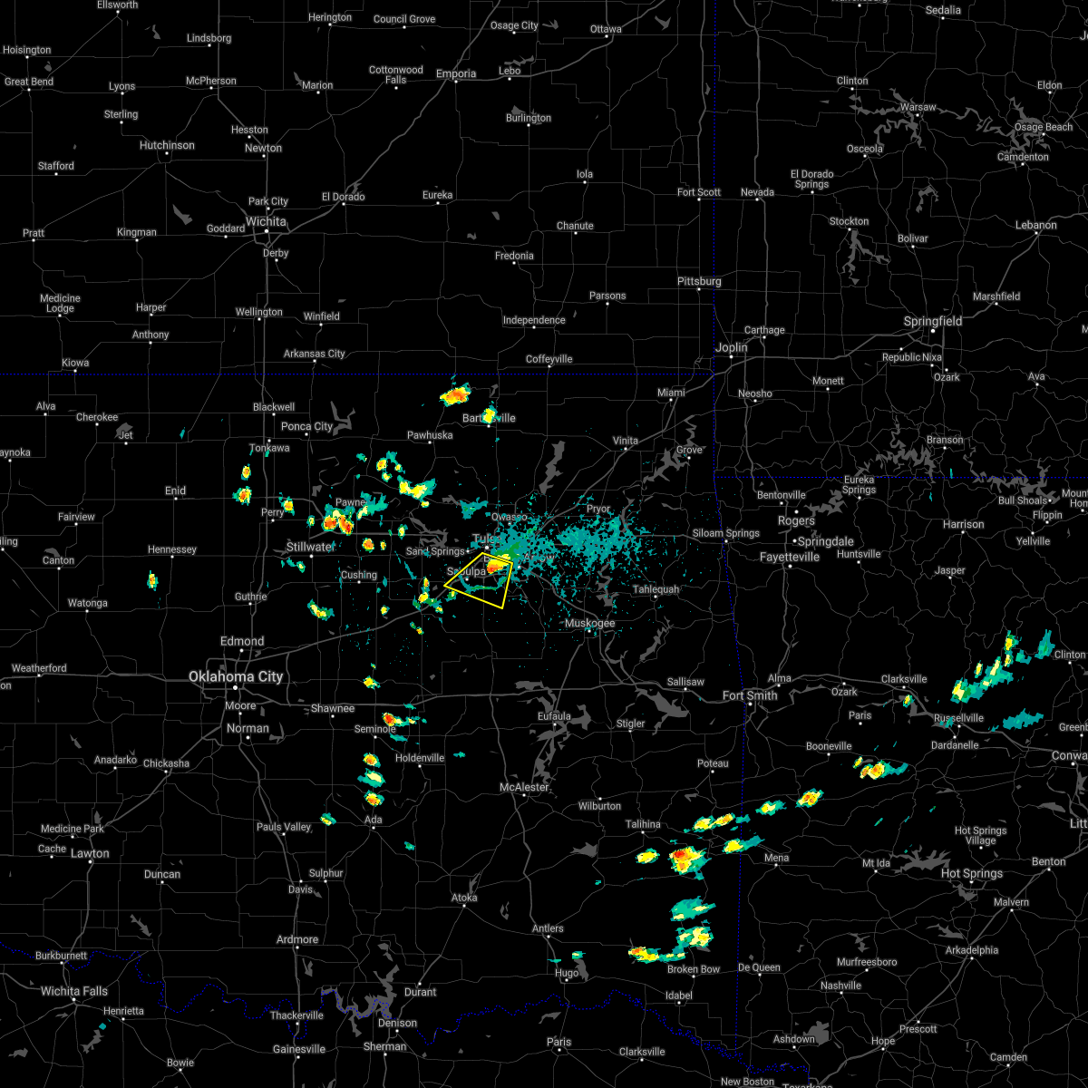 Interactive Hail Maps Hail Map for Tulsa, OK