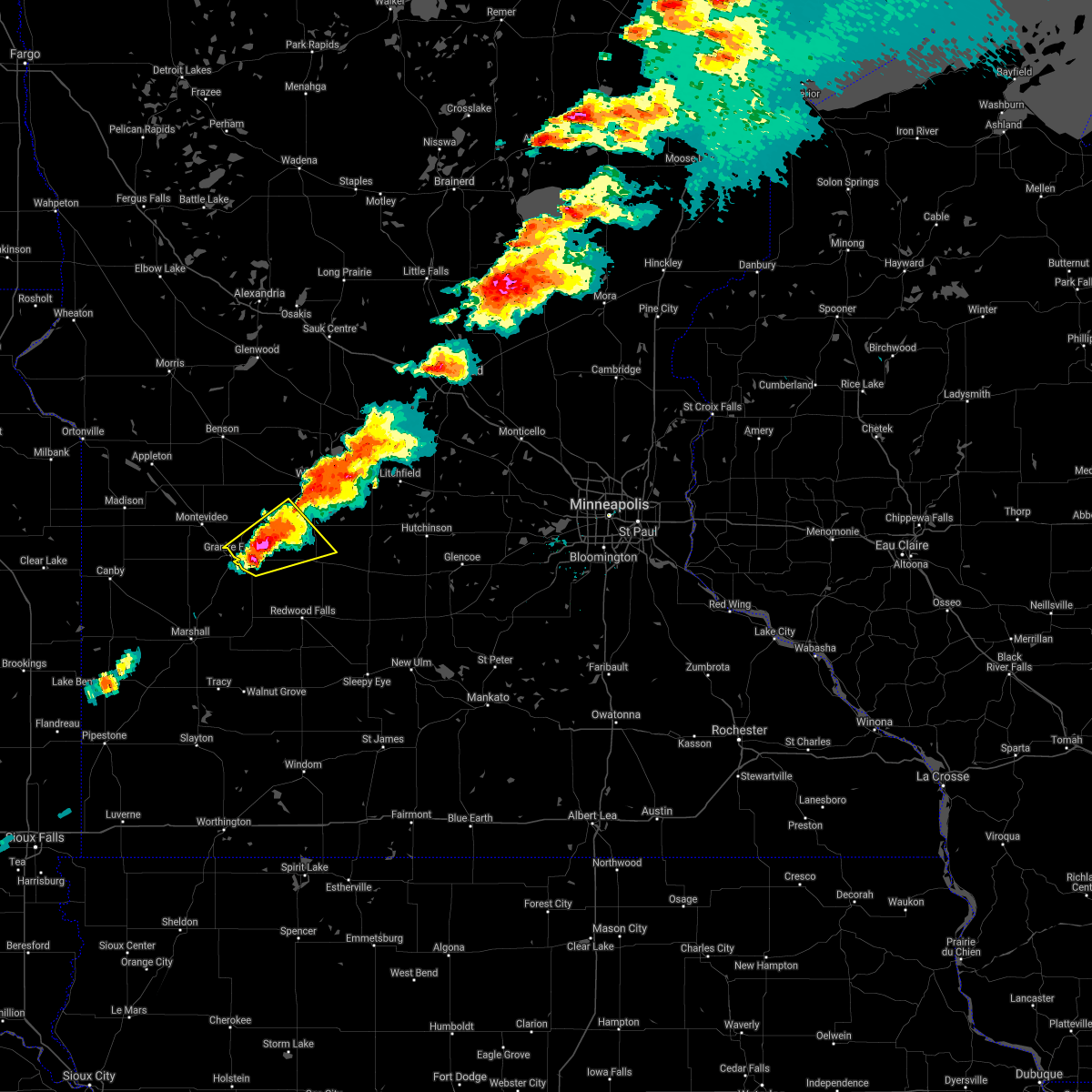 Interactive Hail Maps Hail Map for Clara City, MN