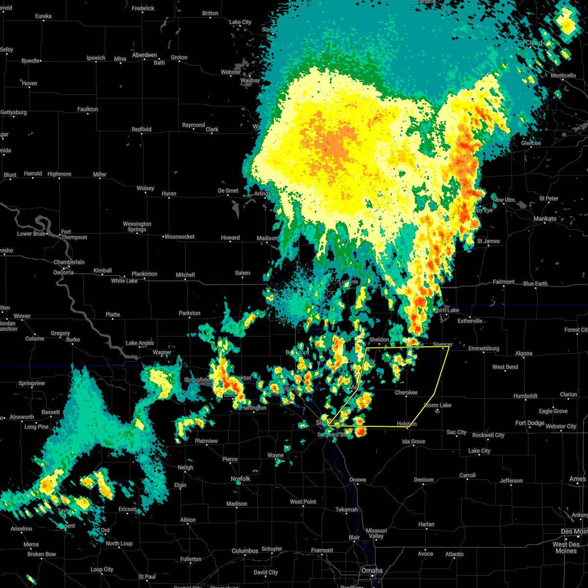 Interactive Hail Maps Hail Map for Sutherland, IA