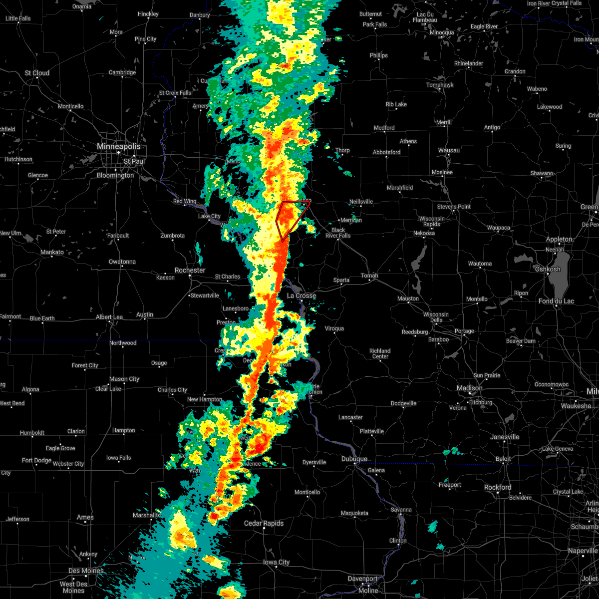Interactive Hail Maps Hail Map for Eleva, WI