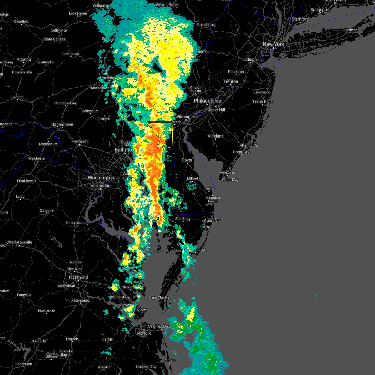 Interactive Hail Maps Hail Map for Elkton, MD