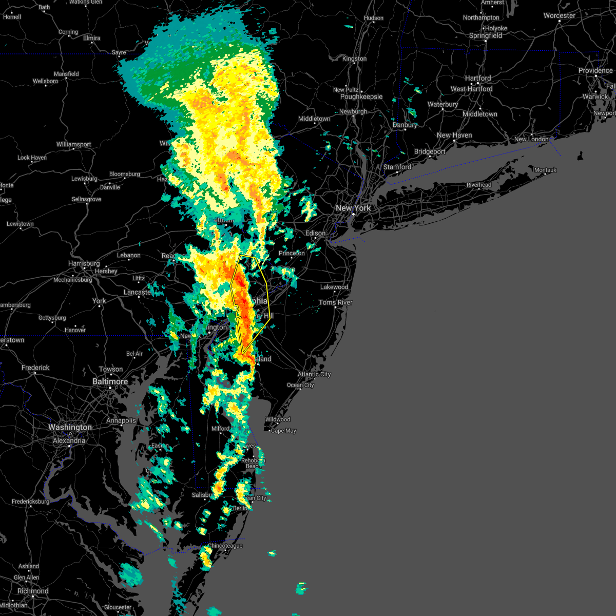 Interactive Hail Maps Hail Map for Lansdale, PA