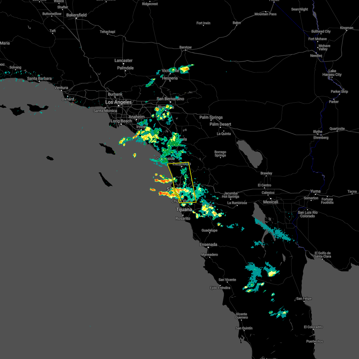 Interactive Hail Maps Hail Map for San Diego, CA