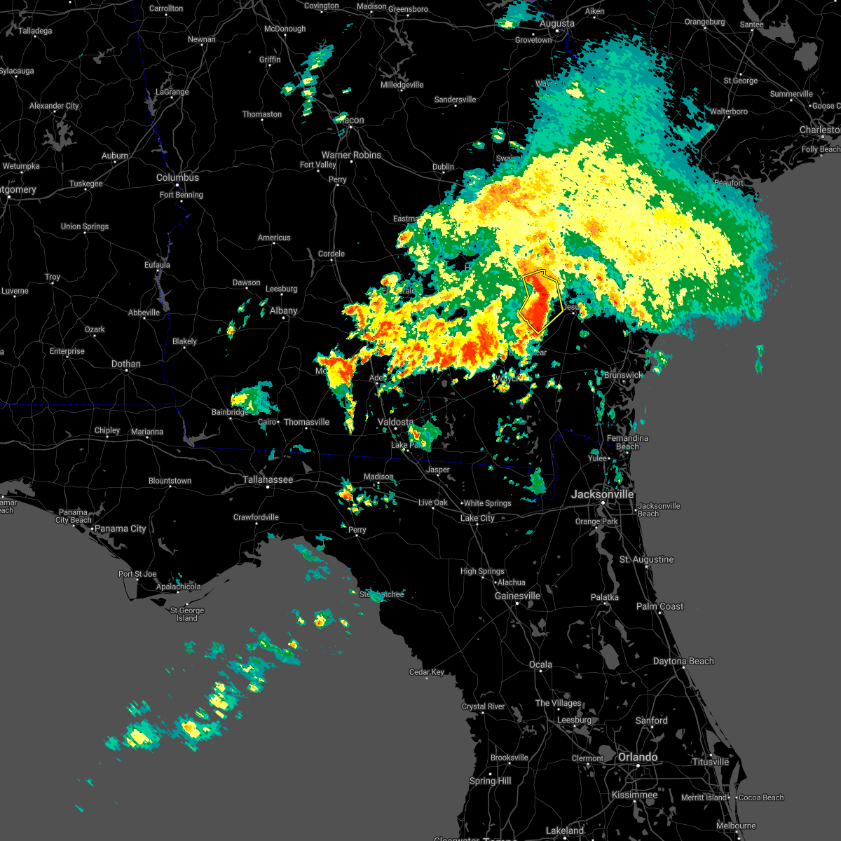 Interactive Hail Maps Hail Map for Odum, GA