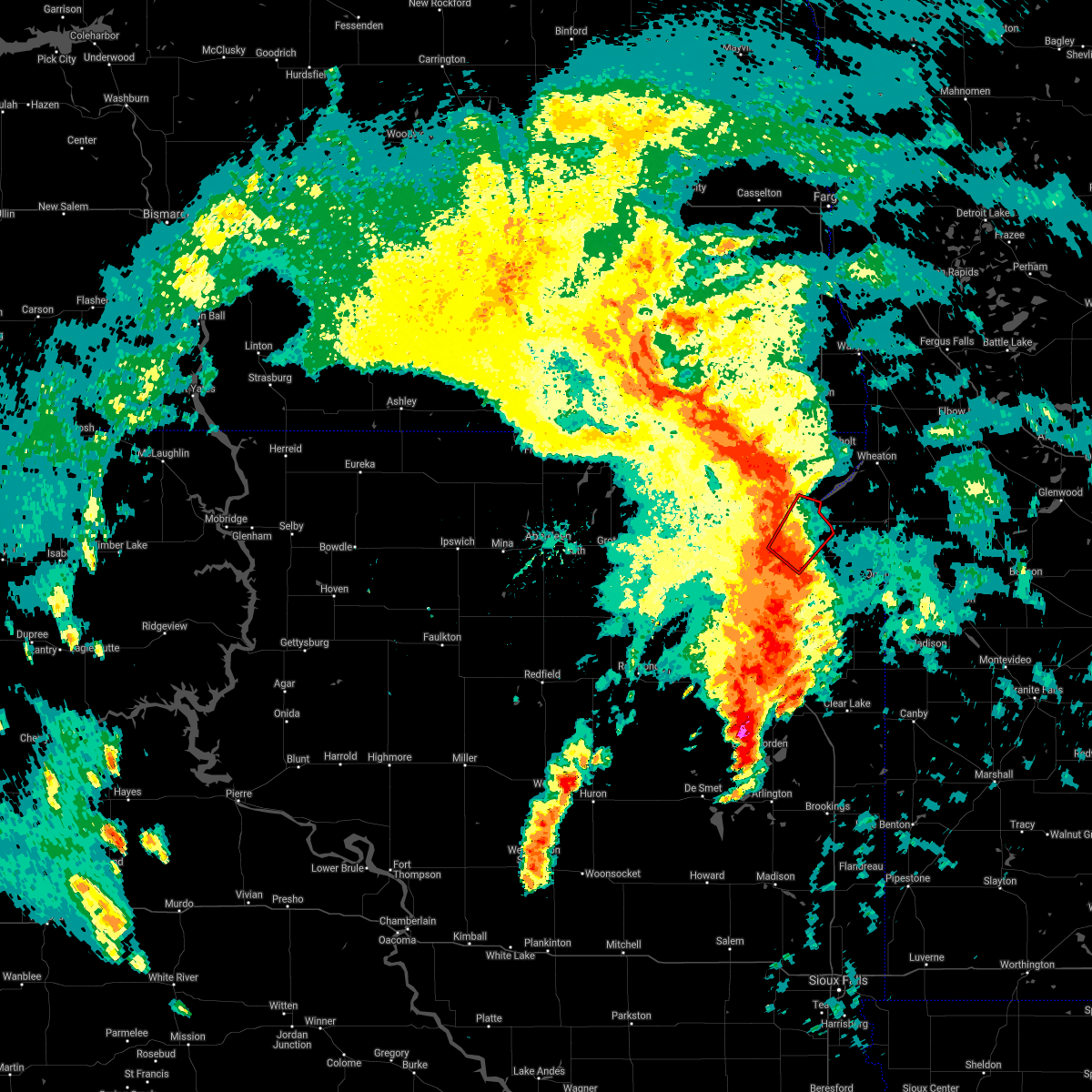 Interactive Hail Maps Hail Map for Browns Valley, MN