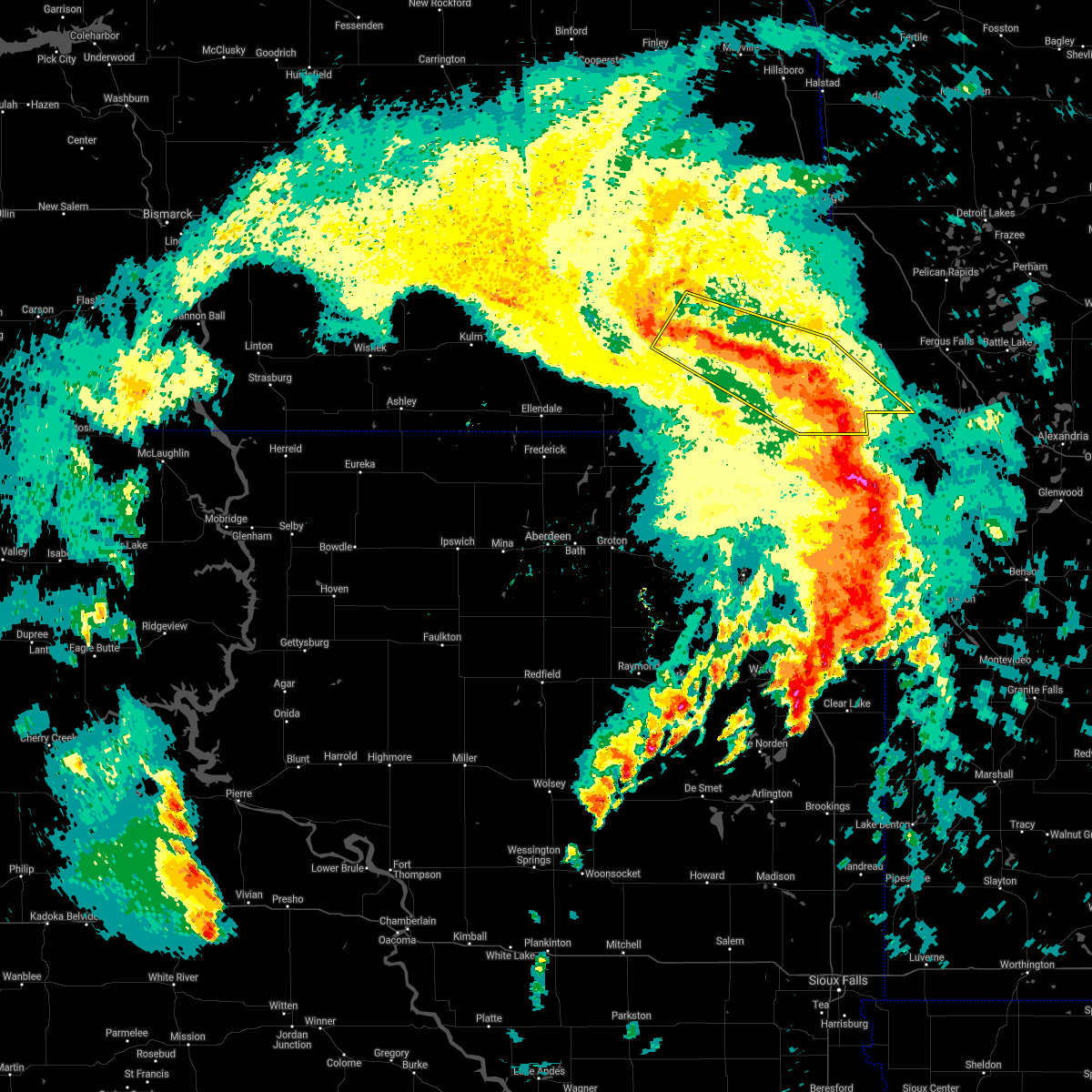 Interactive Hail Maps Hail Map for Lidgerwood, ND