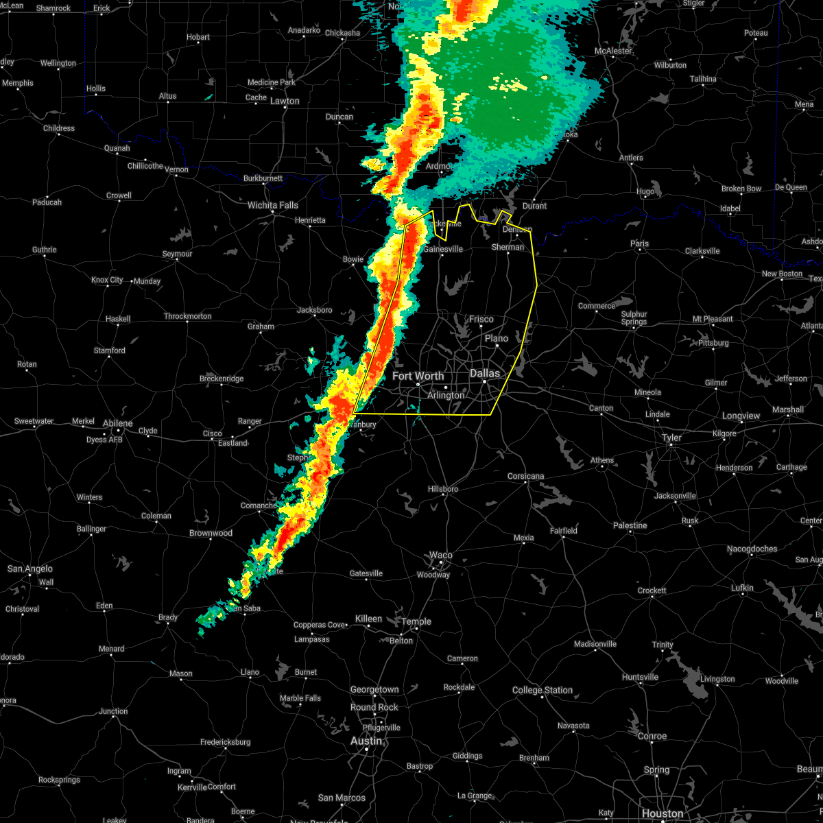 Interactive Hail Maps Hail Map for Garland, TX