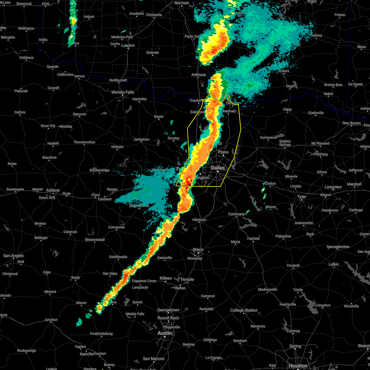Interactive Hail Maps Hail Map for Garland, TX