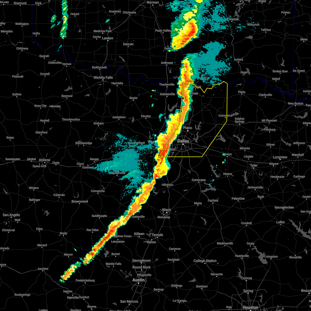 Interactive Hail Maps Hail Map for Garland, TX