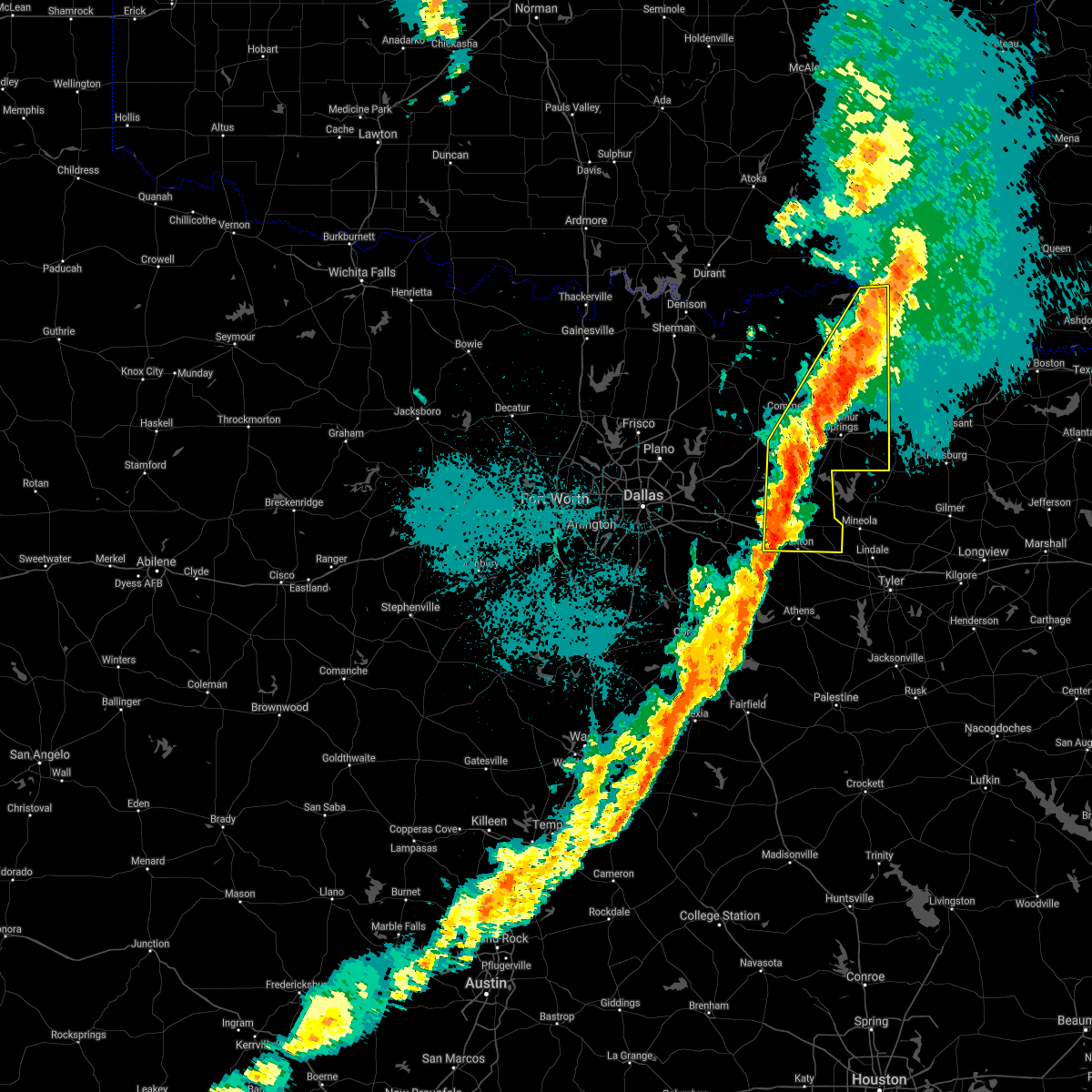 Interactive Hail Maps Hail Map for Sulphur Springs, TX