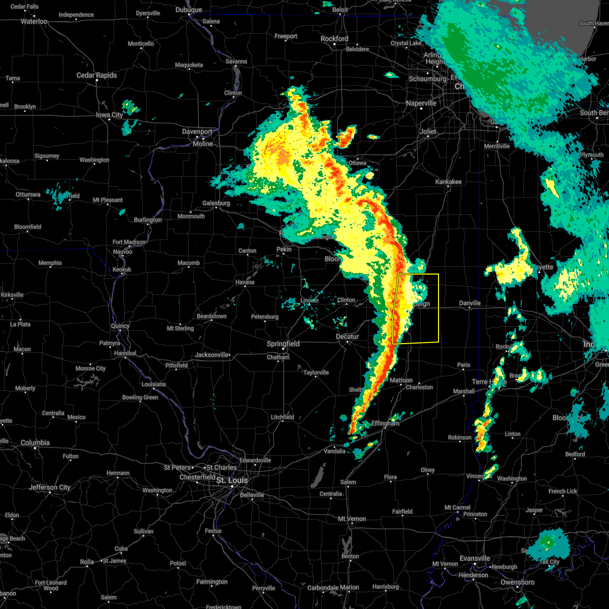 Interactive Hail Maps Hail Map for Savoy, IL