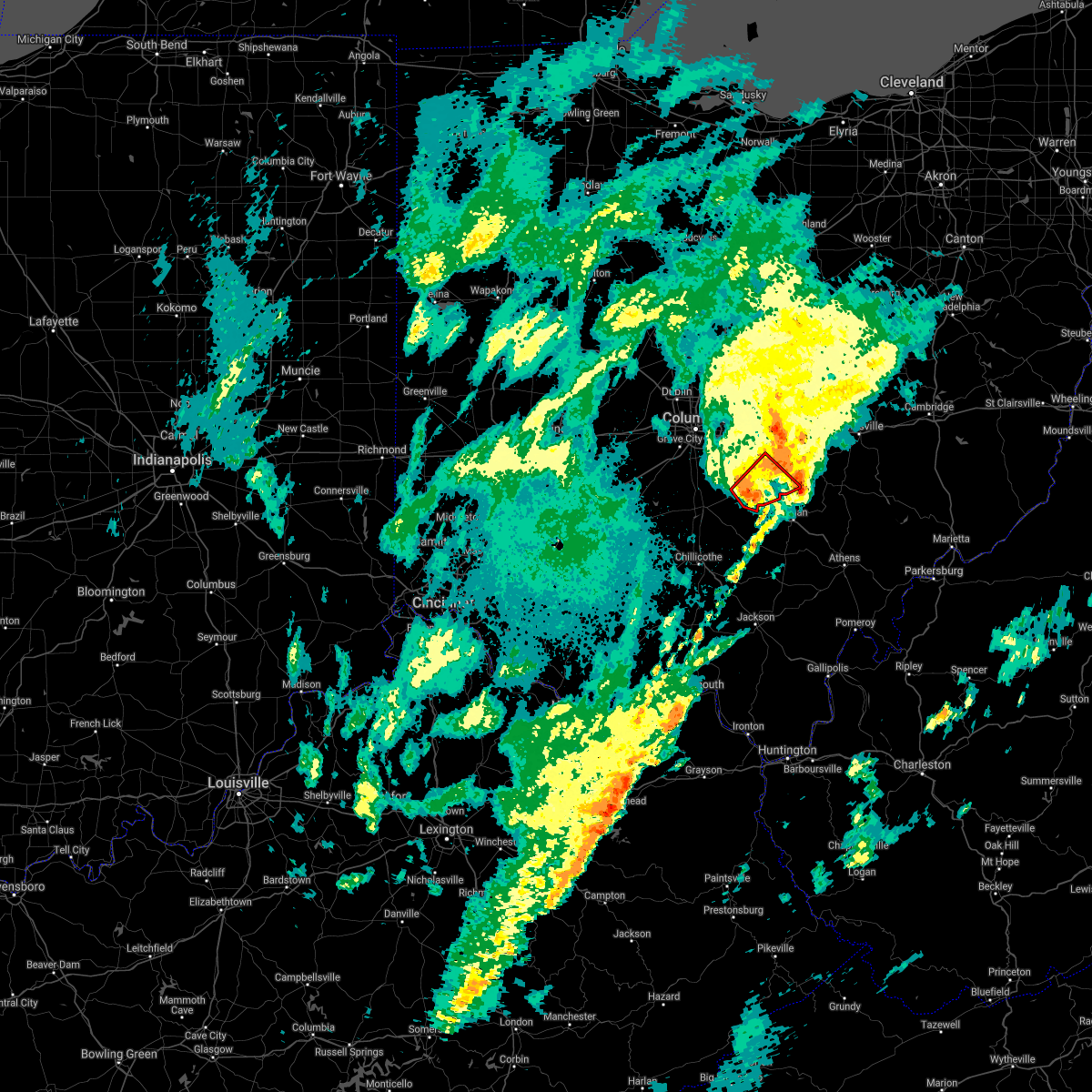 Interactive Hail Maps Hail Map for Amanda, OH