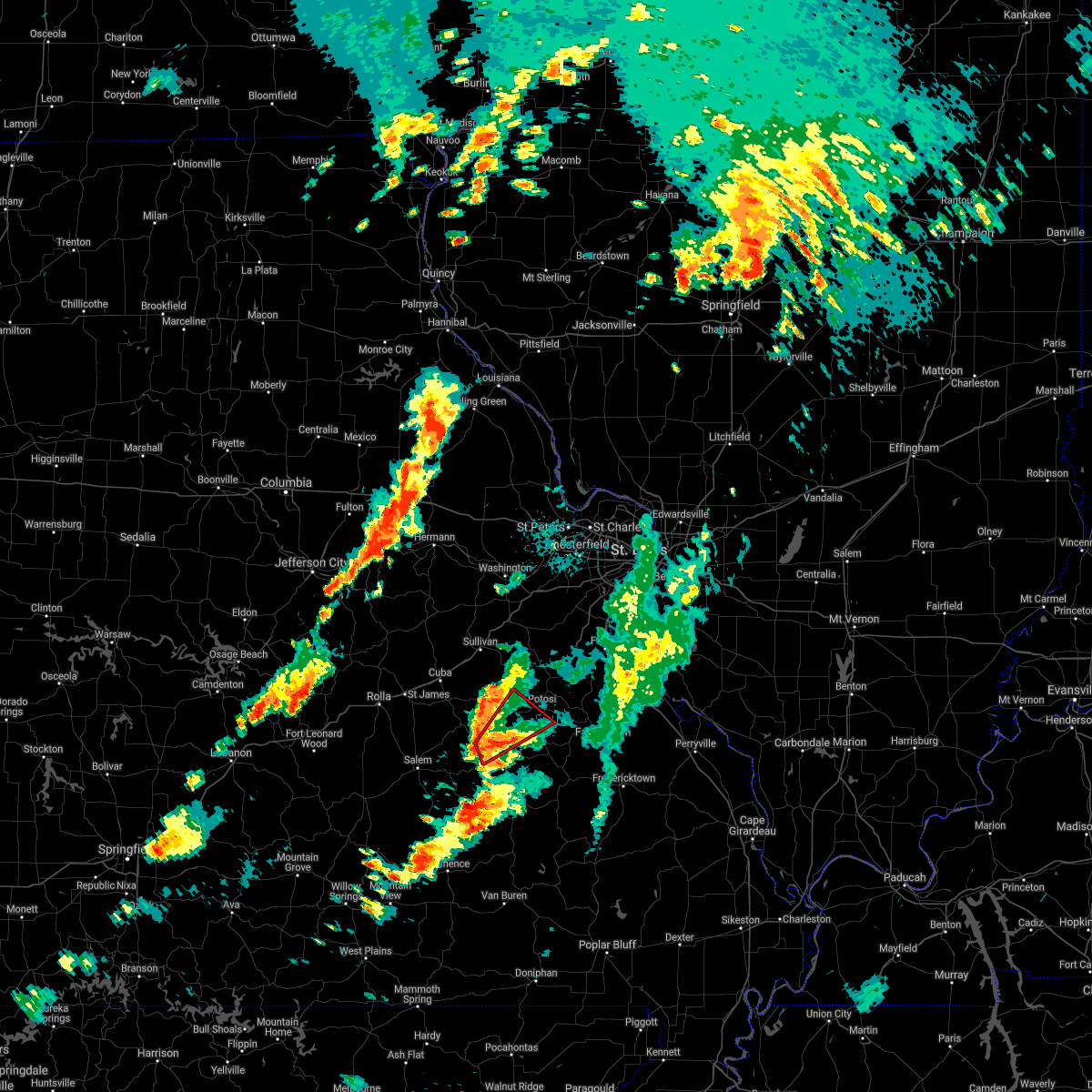 Interactive Hail Maps Hail Map for Viburnum, MO