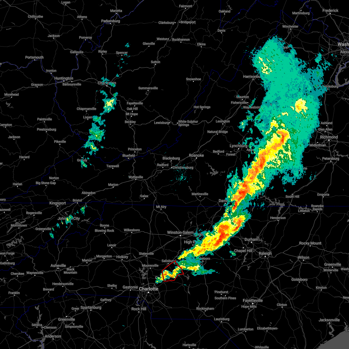Interactive Hail Maps Hail Map for Rockwell, NC