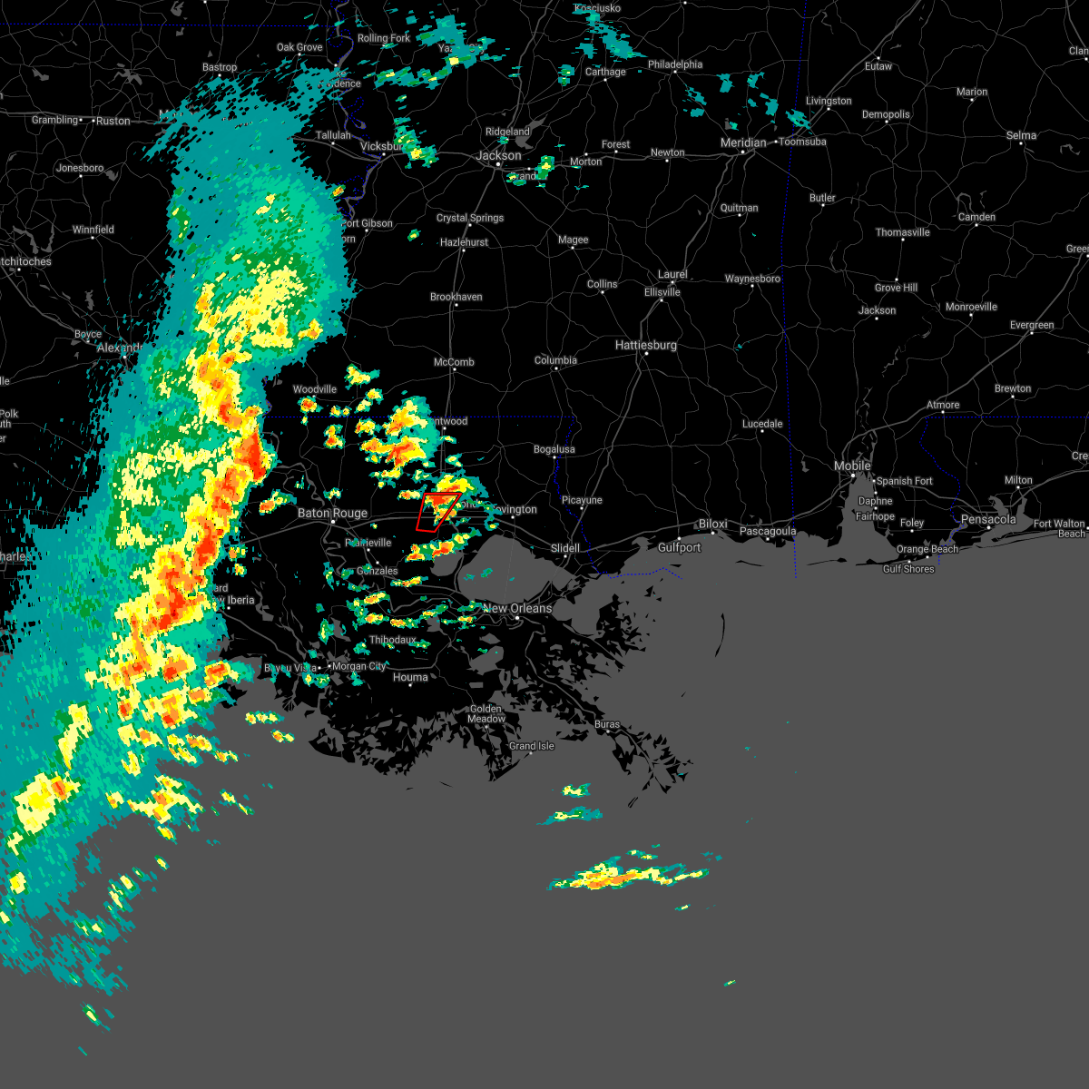 Interactive Hail Maps Hail Map for Tickfaw, LA