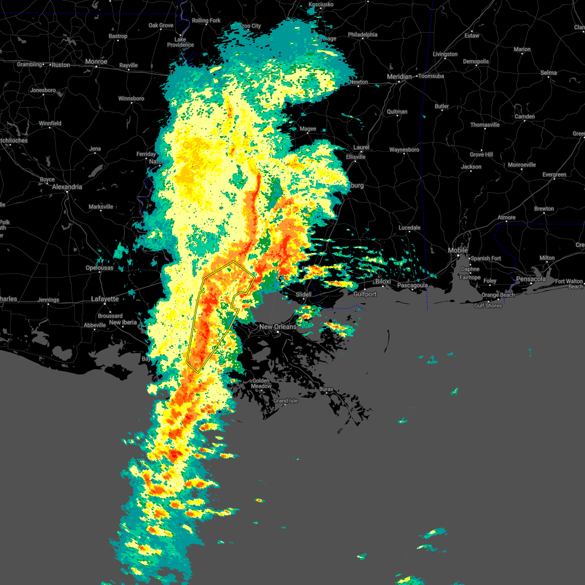 Interactive Hail Maps Hail Map for Tickfaw, LA