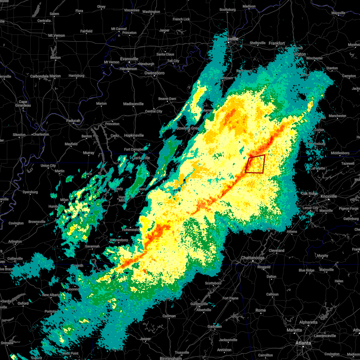Interactive Hail Maps Hail Map for Byrdstown, TN