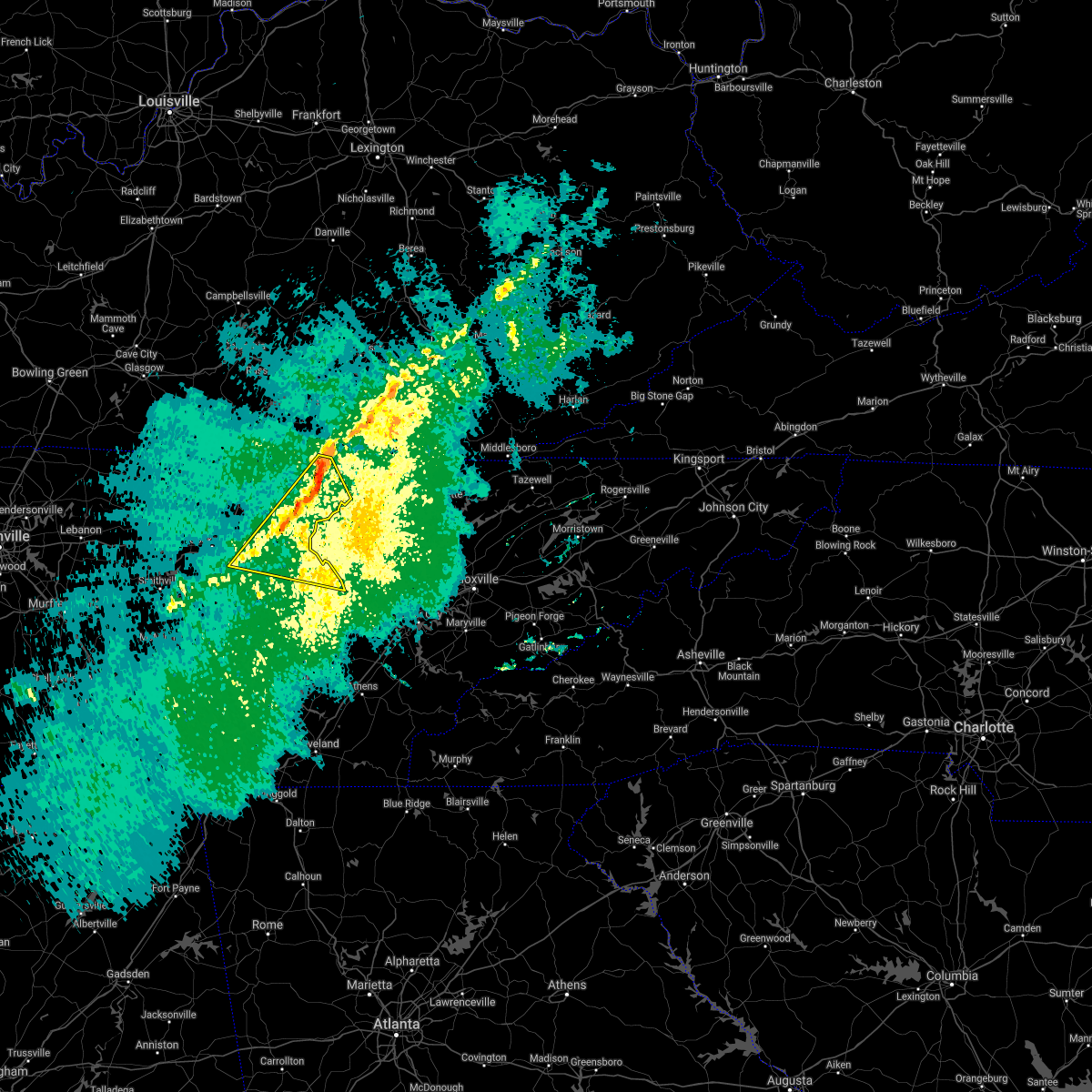 Interactive Hail Maps Hail Map for Jamestown, TN