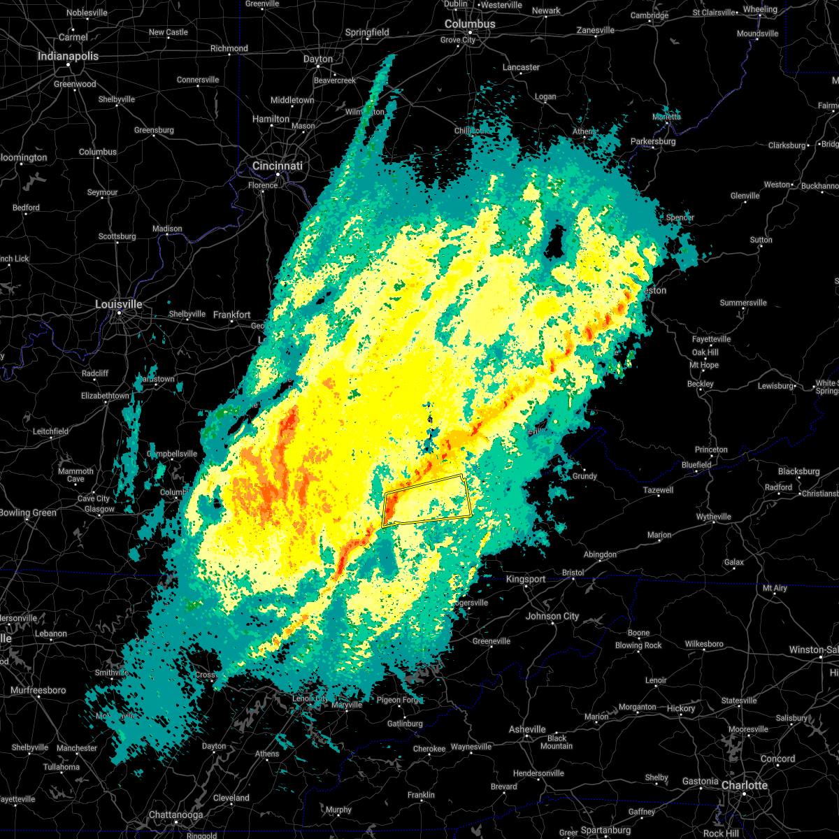 Interactive Hail Maps Hail Map for Vicco, KY