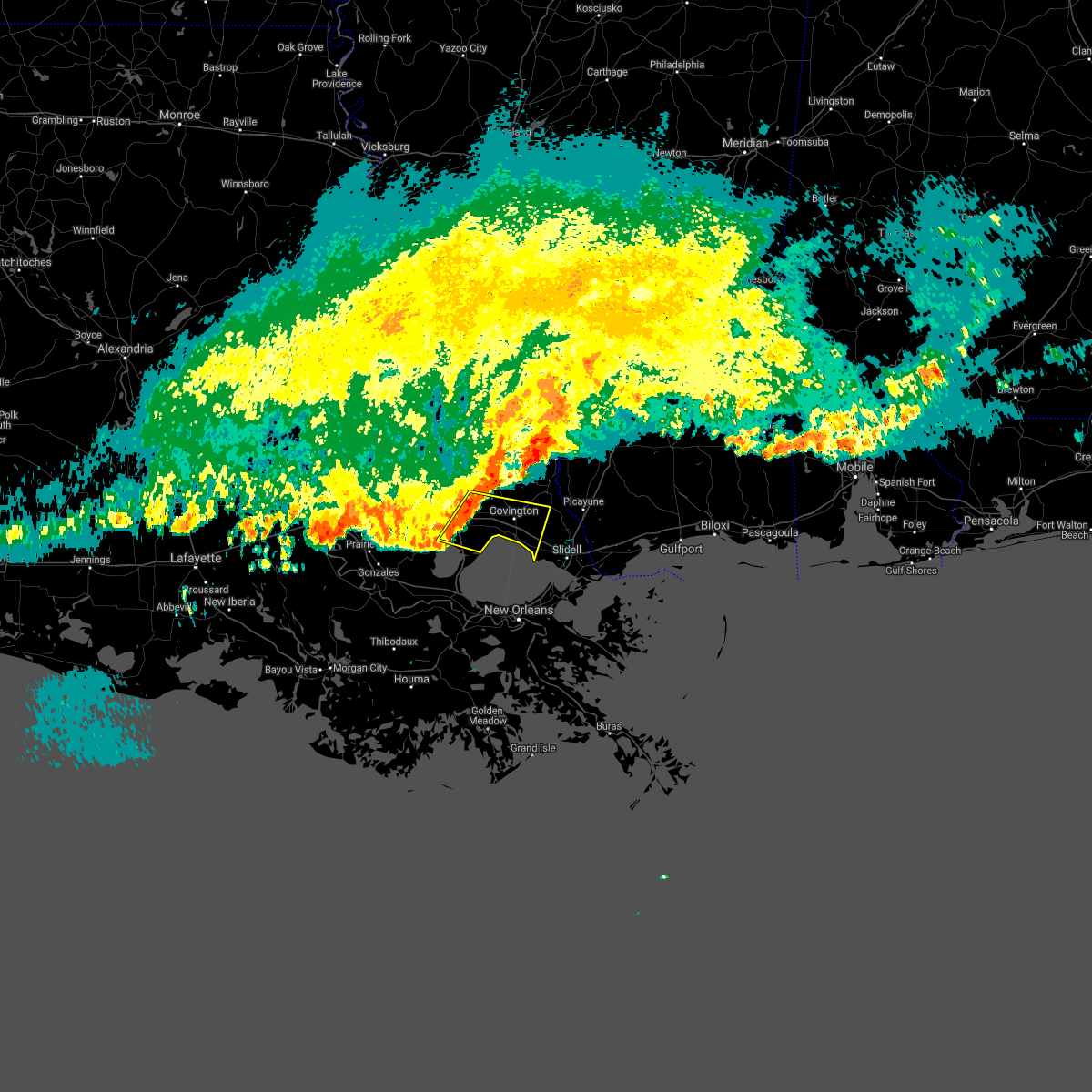 Interactive Hail Maps Hail Map for Mandeville, LA