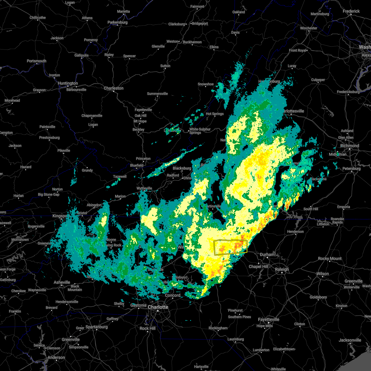 Interactive Hail Maps Hail Map for Greensboro, NC