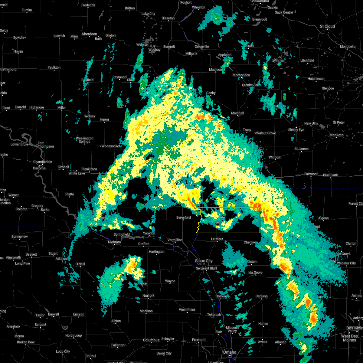 Interactive Hail Maps Hail Map for Boyden, IA
